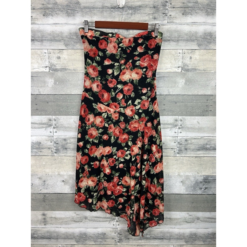 Ruby Women's Medium Floral Strapless Dress